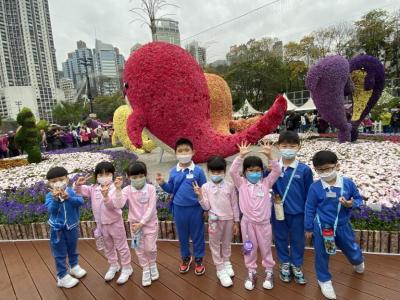 參觀香港花卉展覽